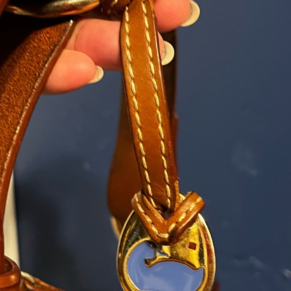 Vintage Dooney And Bourke Handbag Small White and Brown - Picture 16 of 16